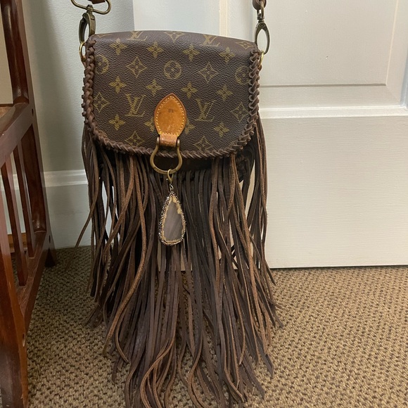 Authentic Louis Vuitton vintage boho bag world traveler St. Cloud - Picture 2 of 8